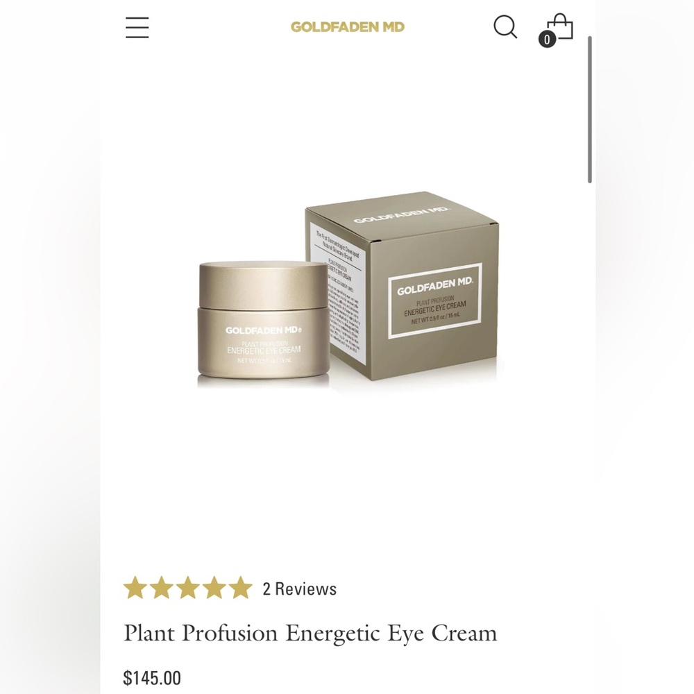 GOLDFADEN MD | Plant Profusion | Energetic Eye Cream (Brand New!) 💘✨ - Picture 9 of 9